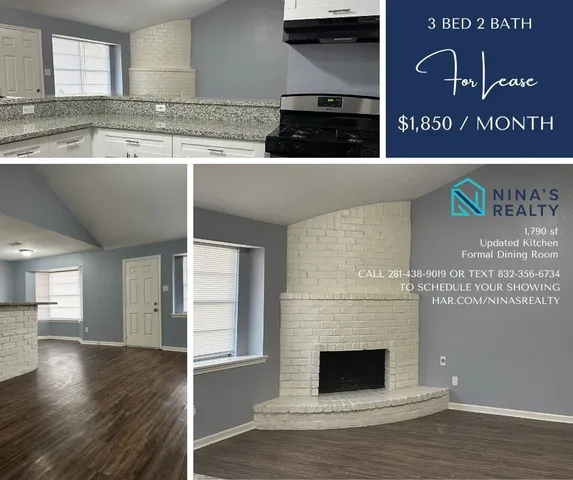 a kitchen with granite countertop cabinets and wooden floor