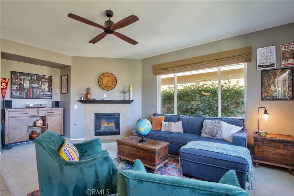 84692 Pavone Way Indio, CA 92203 - Photo 20 of 70 Living room fireplace