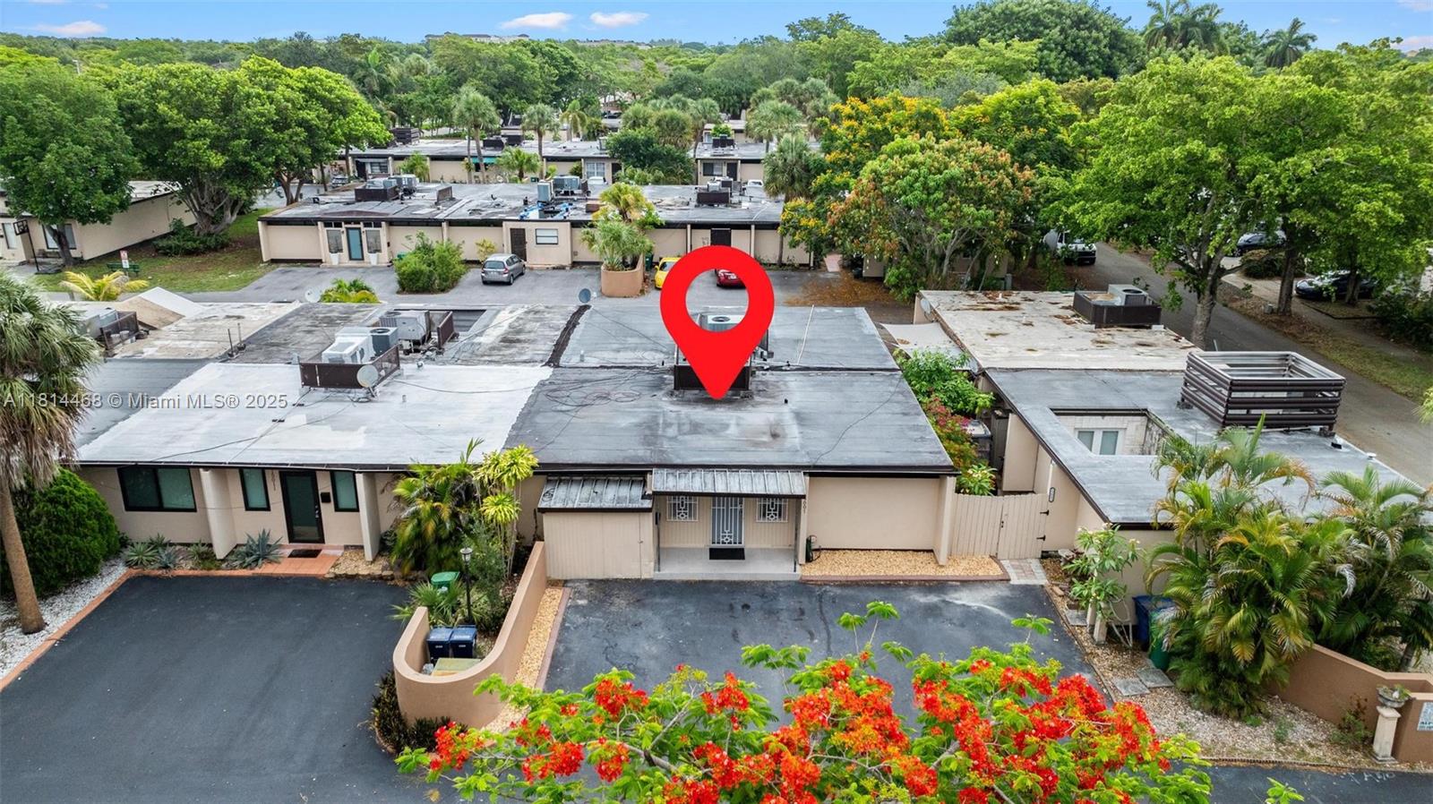 15007 Coconut Court Miami Lakes, FL 33014 - Photo 23 of 27 an aerial view of a house with swimming pool and outdoor seating