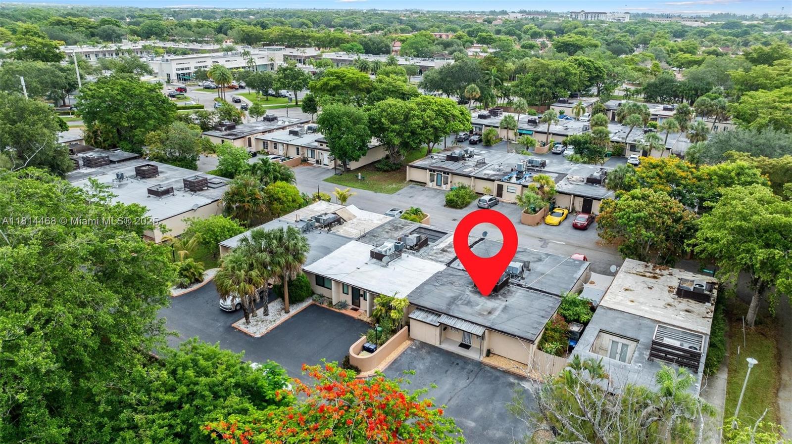 15007 Coconut Court Miami Lakes, FL 33014 - Photo 24 of 27 an aerial view of a house with a backyard