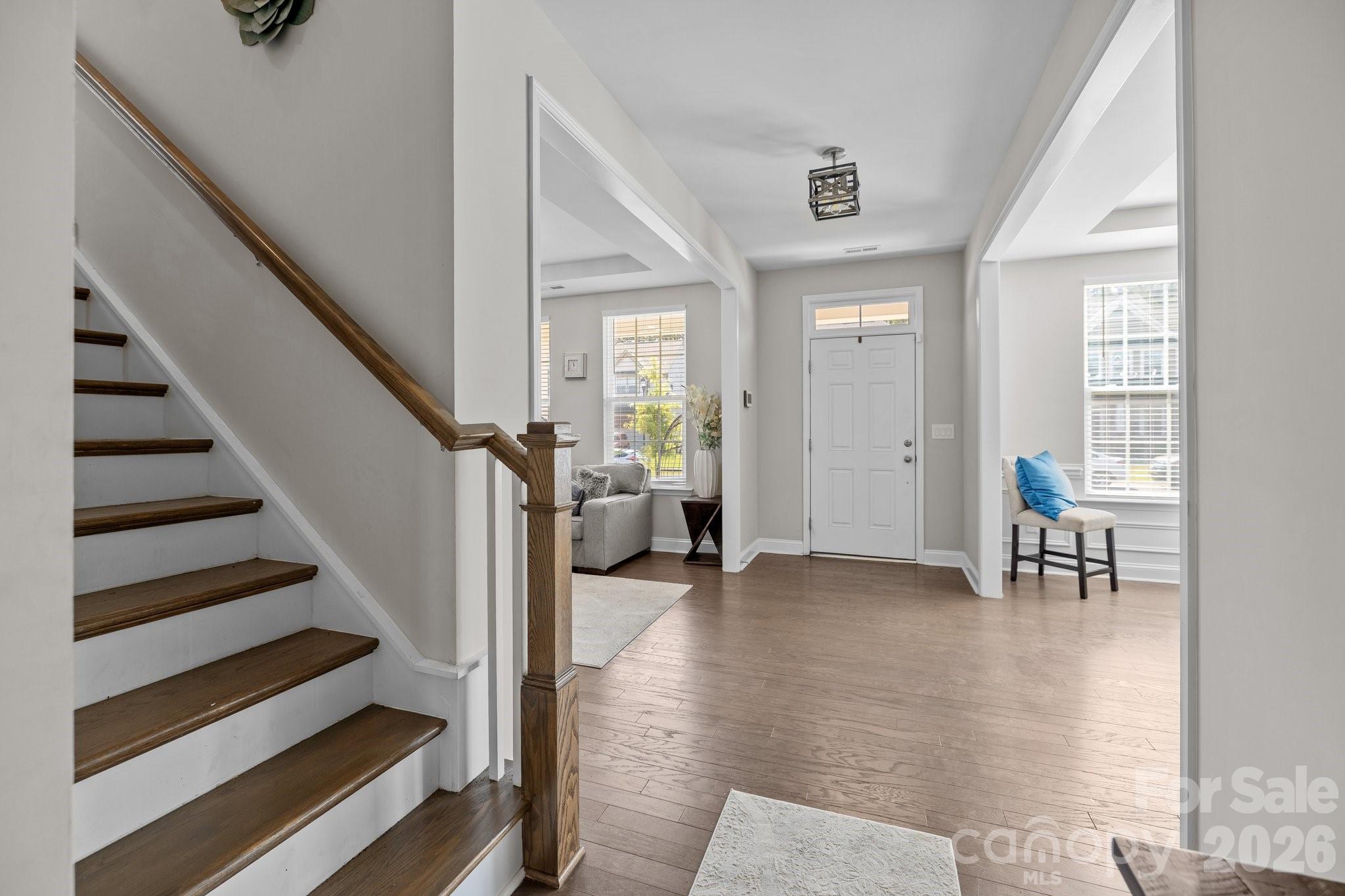 241 Boxelder Road Clover, SC 29710 - Photo 6 of 35 a view of entryway and hall with wooden floor
