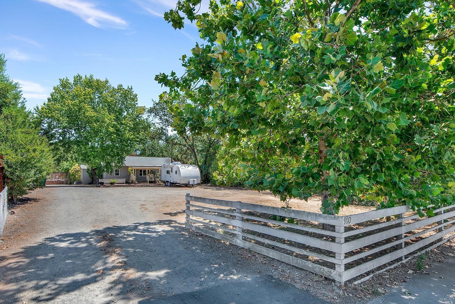 9110 Starr Road Windsor, CA 95492 - Photo 1 of 1 Welcome to 9110 Starr Road, 2.23 acres in center of Windsor with a 3 bedroom house and outbuilding.