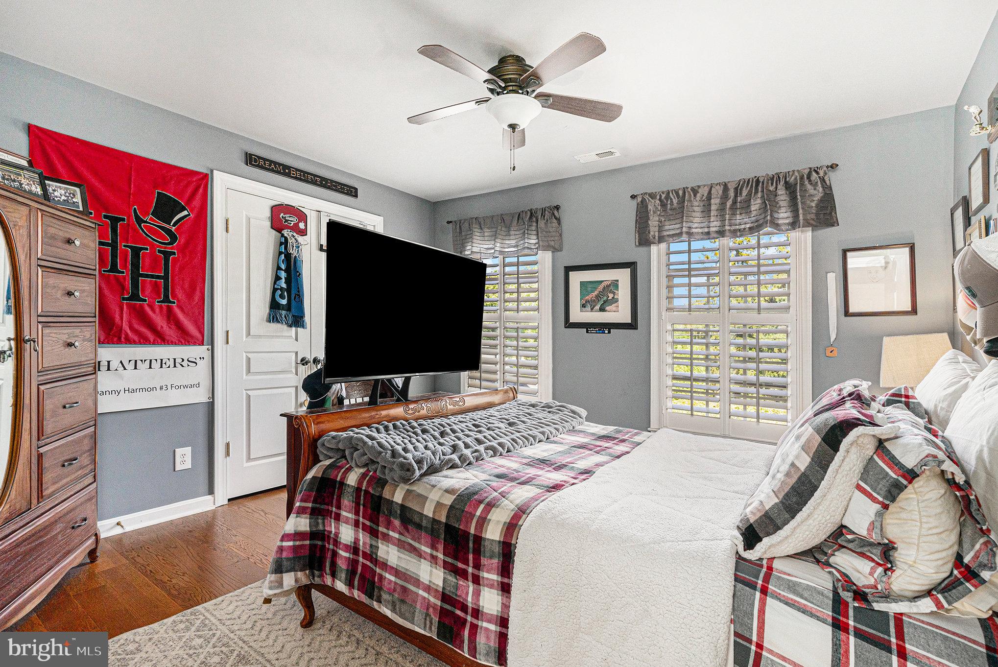 1250 Appalachian Road Ambler, PA 19002 - Photo 29 of 58 a bedroom with a bed and a flat screen tv