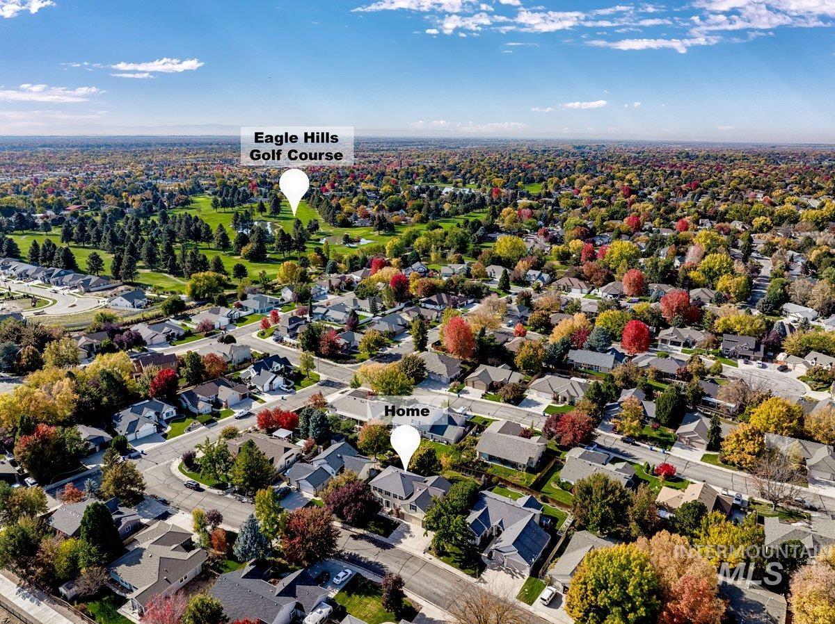 1075 North Purple Sage Way Eagle, ID 83616 - Photo 42 of 44 Aerial perspective of suburban area