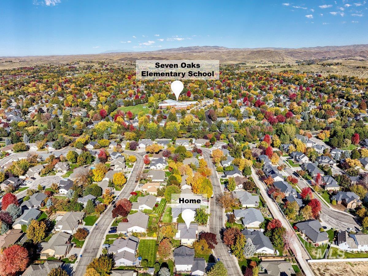 1075 North Purple Sage Way Eagle, ID 83616 - Photo 44 of 44 Aerial perspective of suburban area