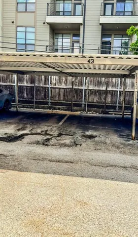 a car parked in front of a building