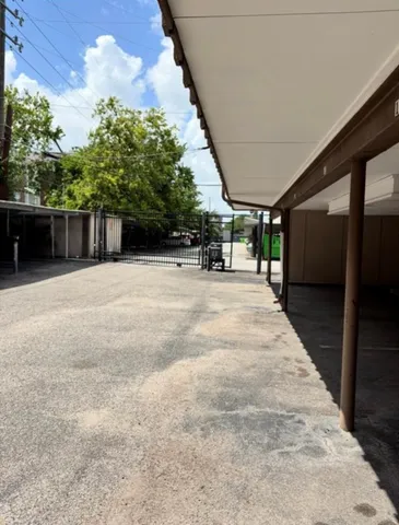 a view of front door