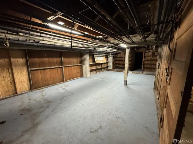 a view of water heater room