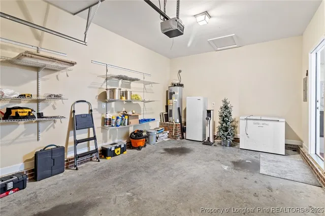 a backyard of a house with a yard and outdoor seating