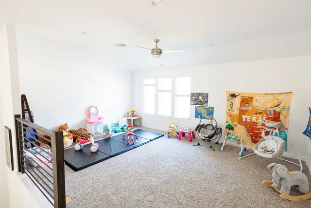a play room with toys