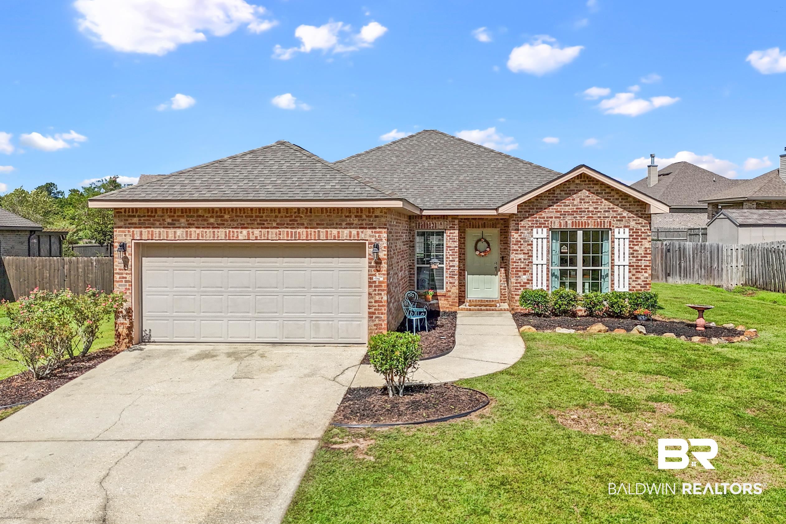 745 Bonaventure Street Fairhope, AL 36532 - Photo 28 of 36 Ranch-style home with a front yard and a garage