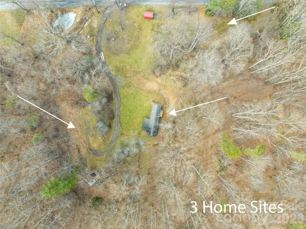 a view of a backyard of a house