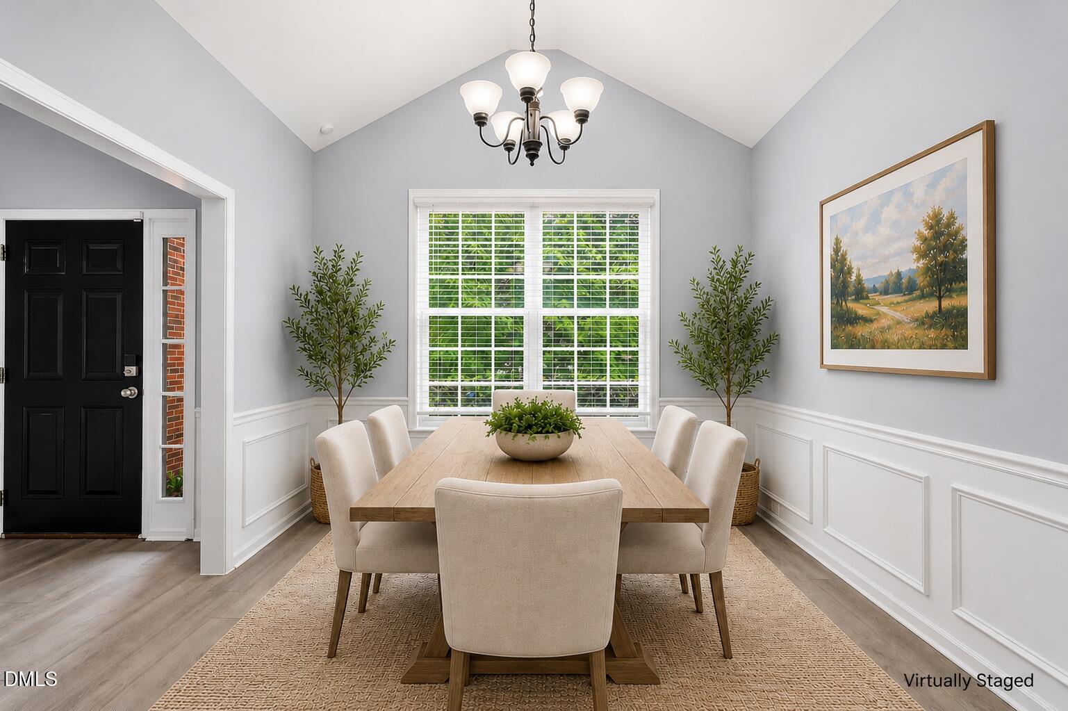 5610 Apalachicula Drive Raleigh, NC 27616 - Photo 3 of 38 Virtually Staged Dining Room