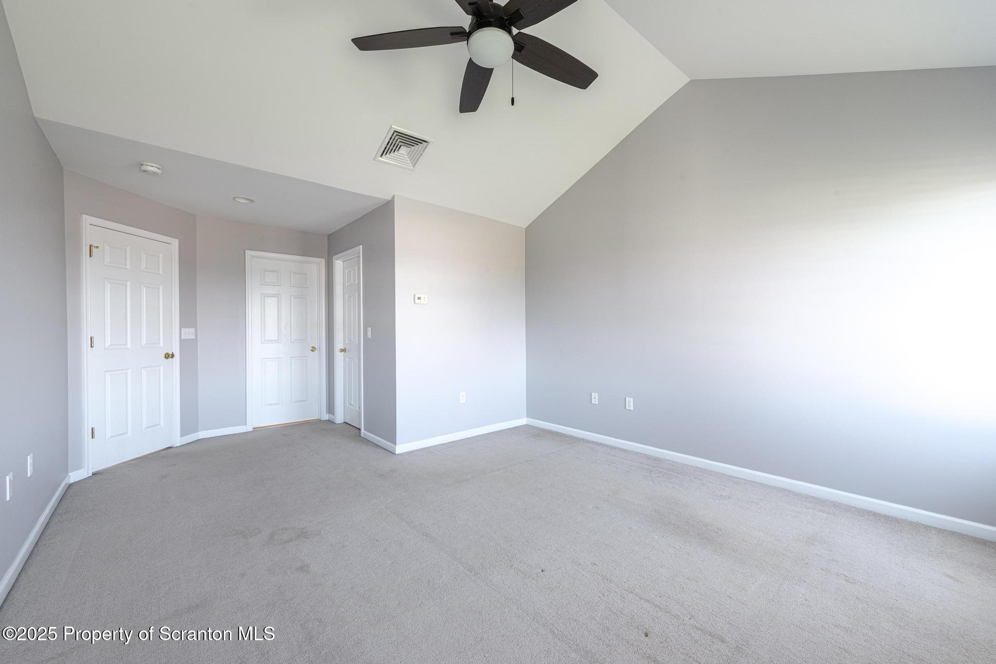 2103 Robinson Cl Moosic, PA 18507 - Photo 21 of 40 Primary with vaulted ceiling