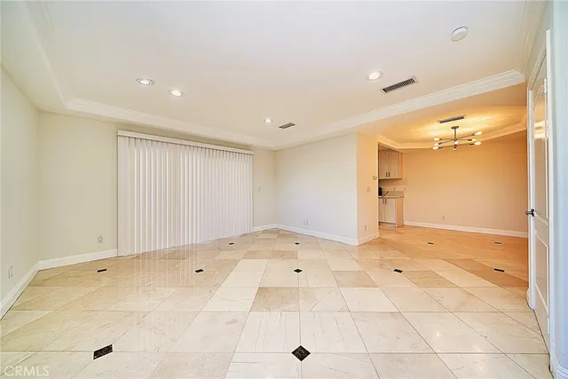 a view of an empty room