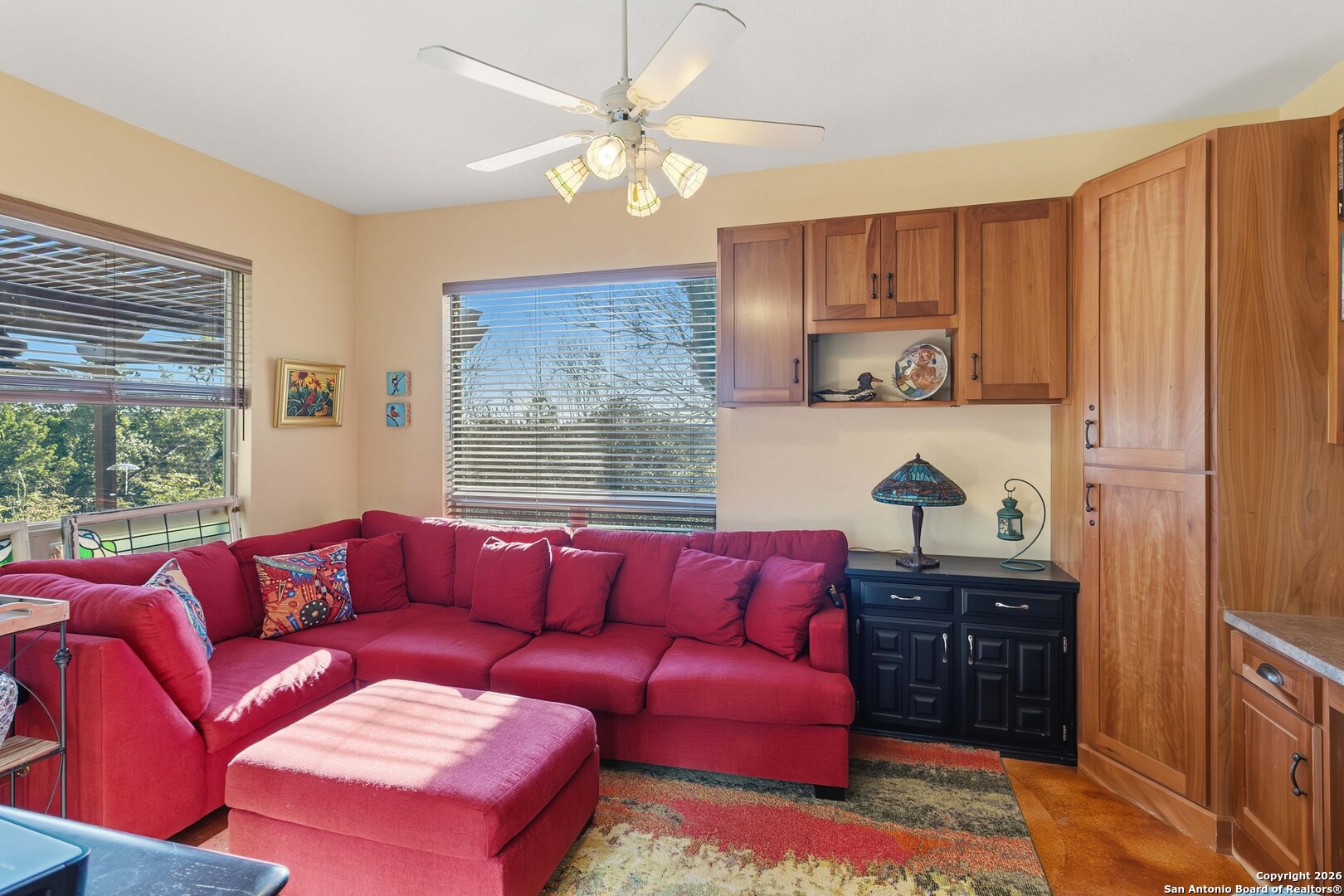 9623 Requa Road Helotes, TX 78023 - Photo 20 of 49 a living room with furniture and a window