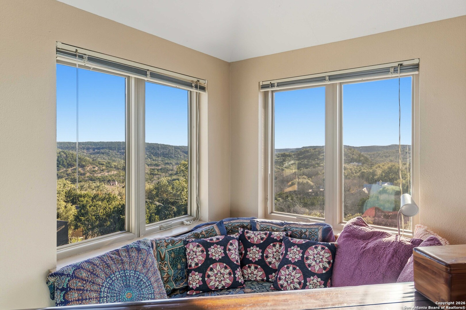 9623 Requa Road Helotes, TX 78023 - Photo 40 of 49 a bed room with a bed and wooden floor