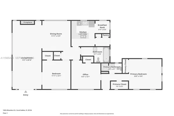 $7,500 | 1305 Alhambra Circle, Coral Gables, FL 33134