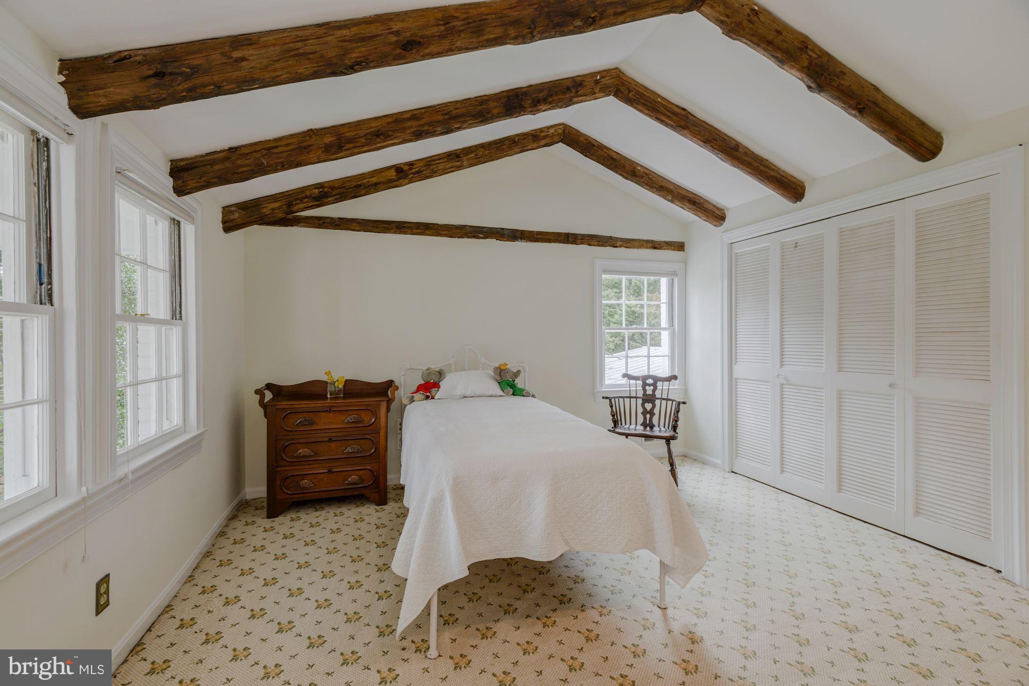 629 Springvale Road Great Falls, VA 22066 - Photo 22 of 26 Original beamed ceiling in one of bed rooms.