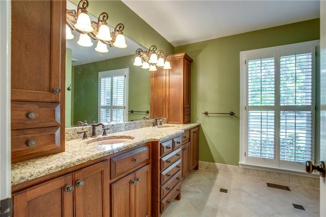2006 Hartland Road Franklin, TN 37069 - Photo 15 of 20 Totally renovated master bath, has heated tile floor, heated towel rack and double vanity !!