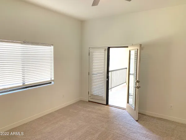 a close view of closet