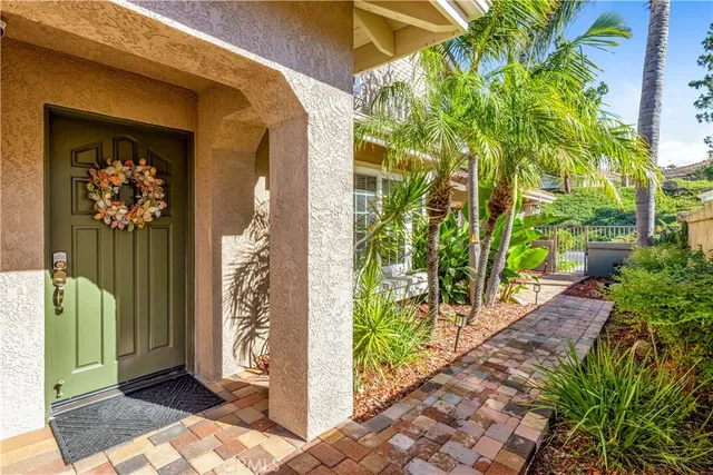 a view of a entryway door of the house