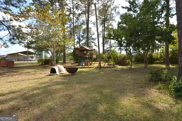 a view of road with trees