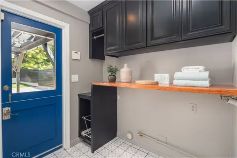 a room with storage and utility