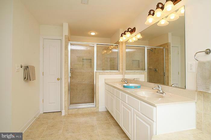 4830 Roop Road Mount Airy, MD 21771 - Photo 17 of 30 a bathroom with a sink a mirror and a shower