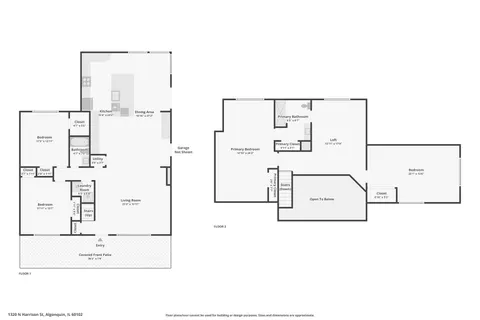 $525,000 | 1320 North Harrison Street, Algonquin, IL 60102