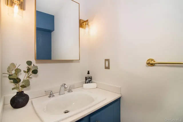 a workspace with furniture and window