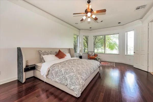 a view of a patio with couches chairs and a big yard
