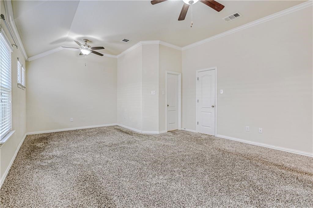 3517 Grail Hollows Road Pflugerville, TX 78660 - Photo 15 of 40 an empty room with chandelier fan