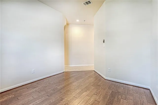 a view of an empty room