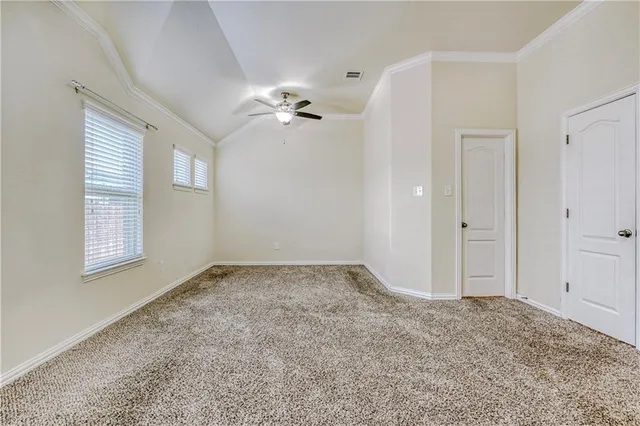 a view of empty room with a window