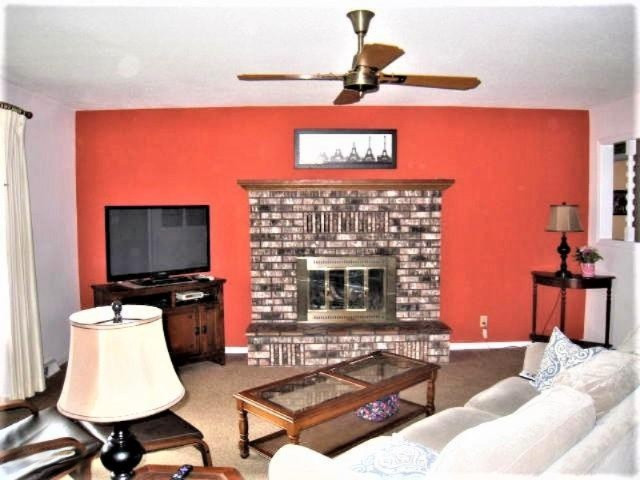 3268 Rockland Road Muskegon, MI 49441 - Photo 17 of 28 Living Room Fireplace