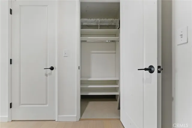 a view of closet area