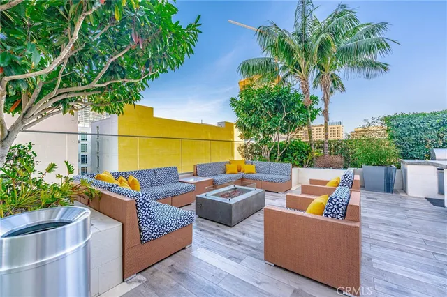 a view of a couches in a patio