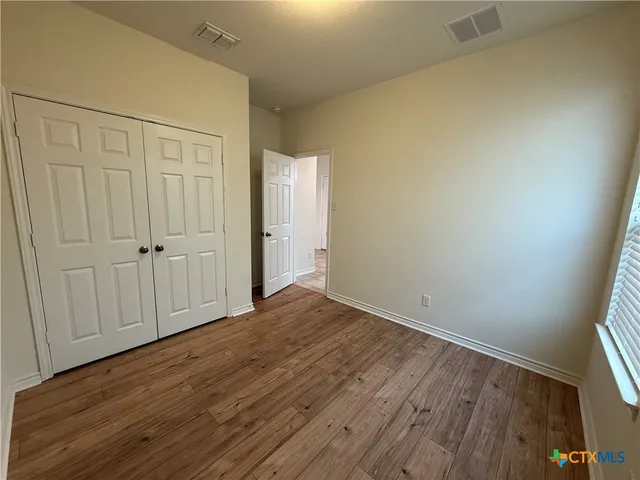 wooden floor in an empty room