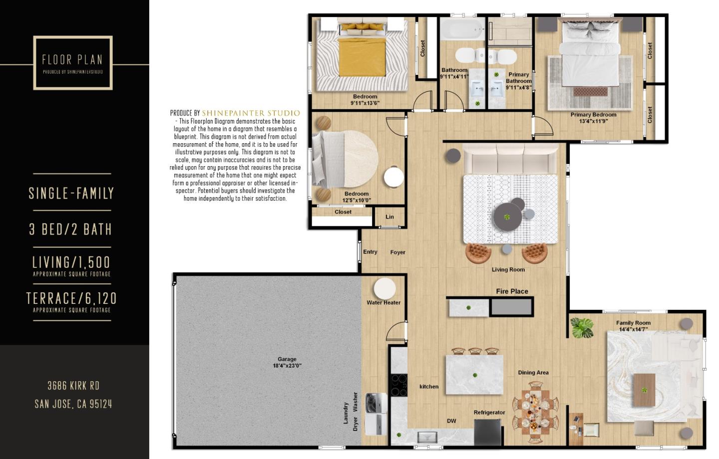 3686 Kirk Road San Jose, CA 95124 - Photo 42 of 50