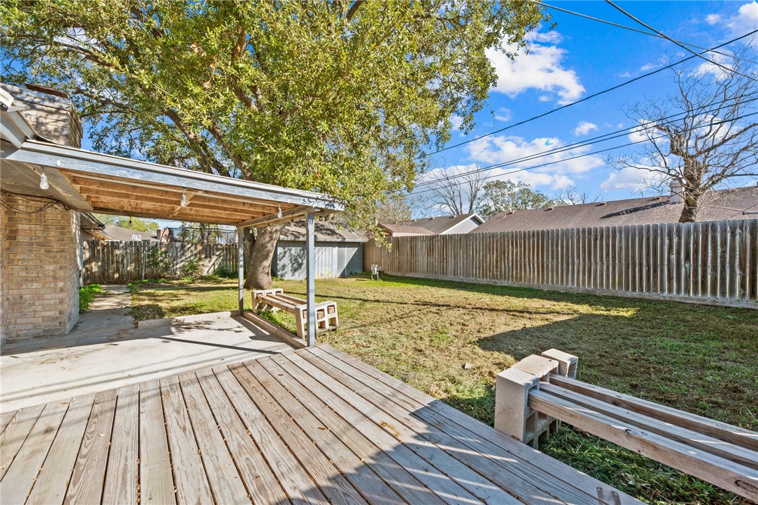 1910 Cherokee Street Corpus Christi, TX 78409 - Photo 21 of 23 a view of a deck with wooden floor and outdoor space