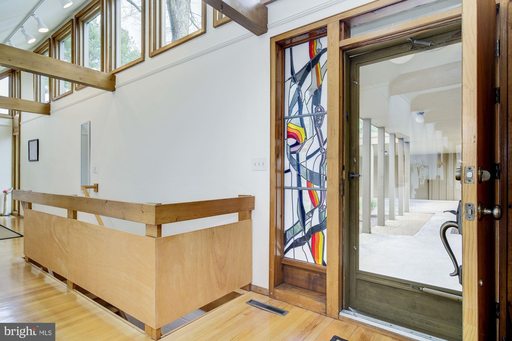 24300 Hanson Road Gaithersburg, MD 20882 - Photo 6 of 29 Main entrance with stained glass