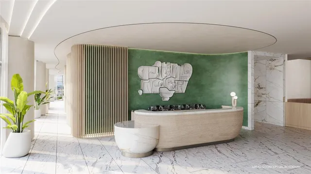 a view of a bathtub in a room