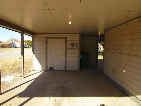 a view of an entryway door