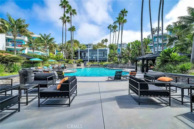 a room with furniture