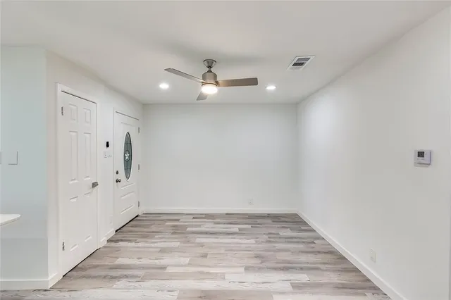 wooden floor in an empty room