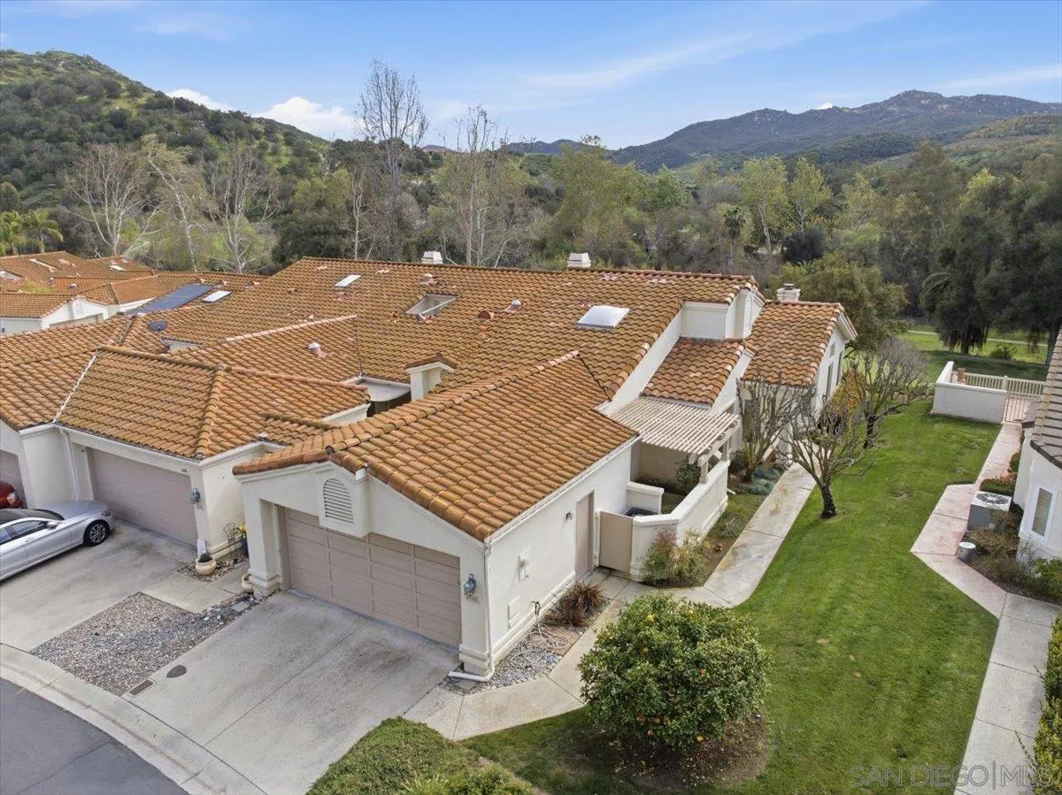 29585 Circle R Greens Drive Escondido, CA 92026 - Photo 28 of 40 an aerial view of a house with a garden