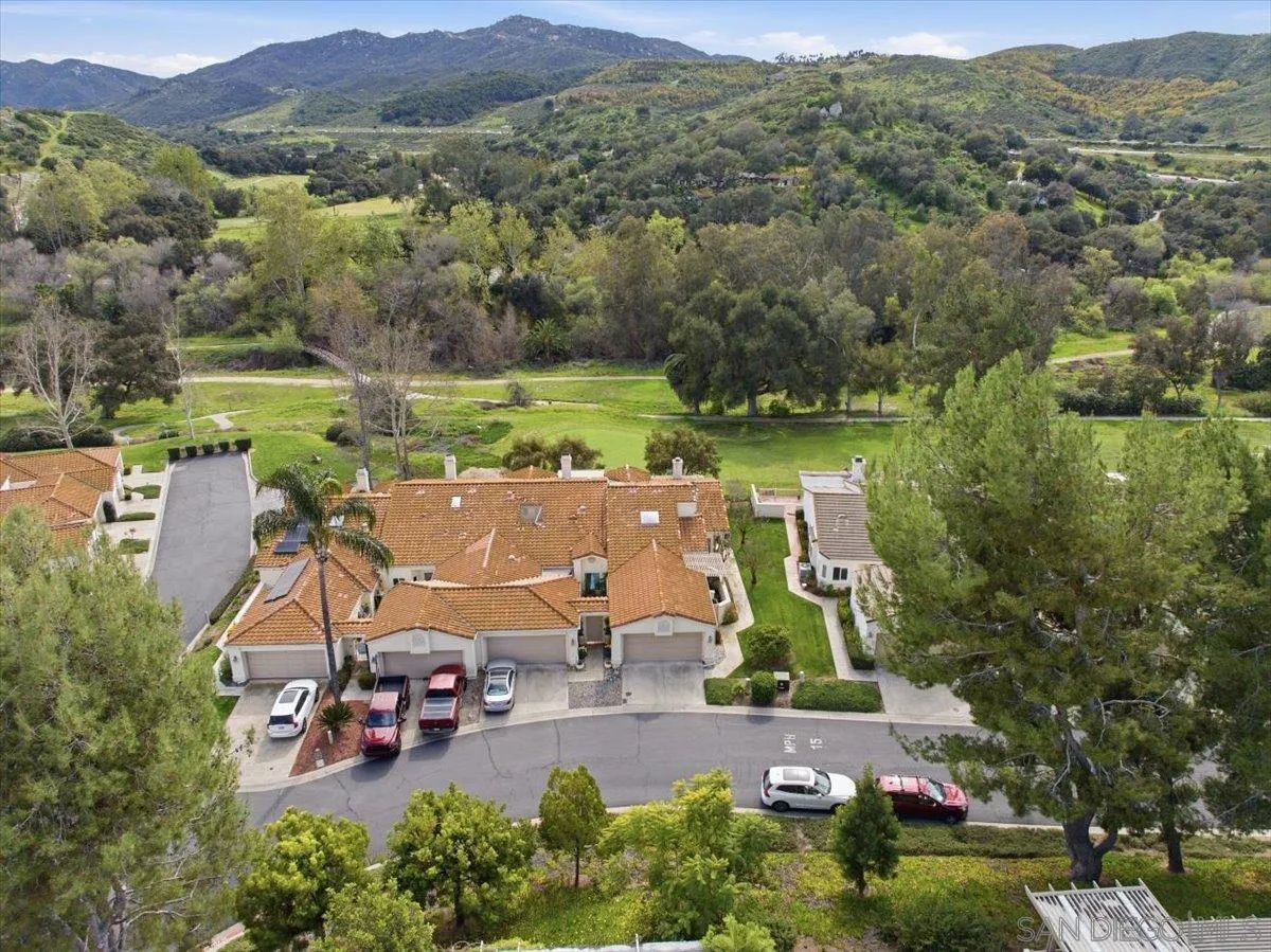 29585 Circle R Greens Drive Escondido, CA 92026 - Photo 29 of 40 an aerial view of a house with a garden