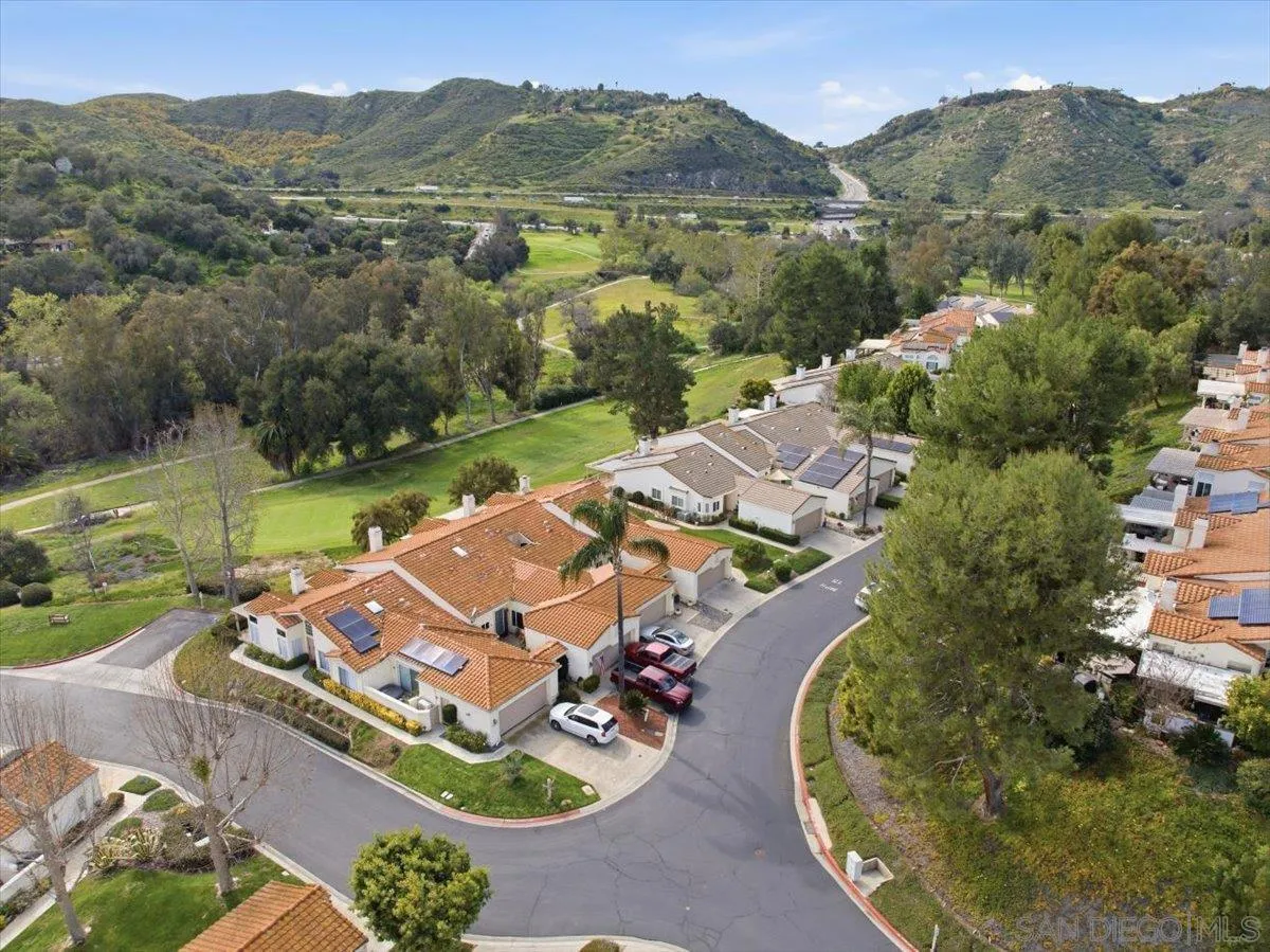 29585 Circle R Greens Drive Escondido, CA 92026 - Photo 30 of 40 an aerial view of a house with a garden