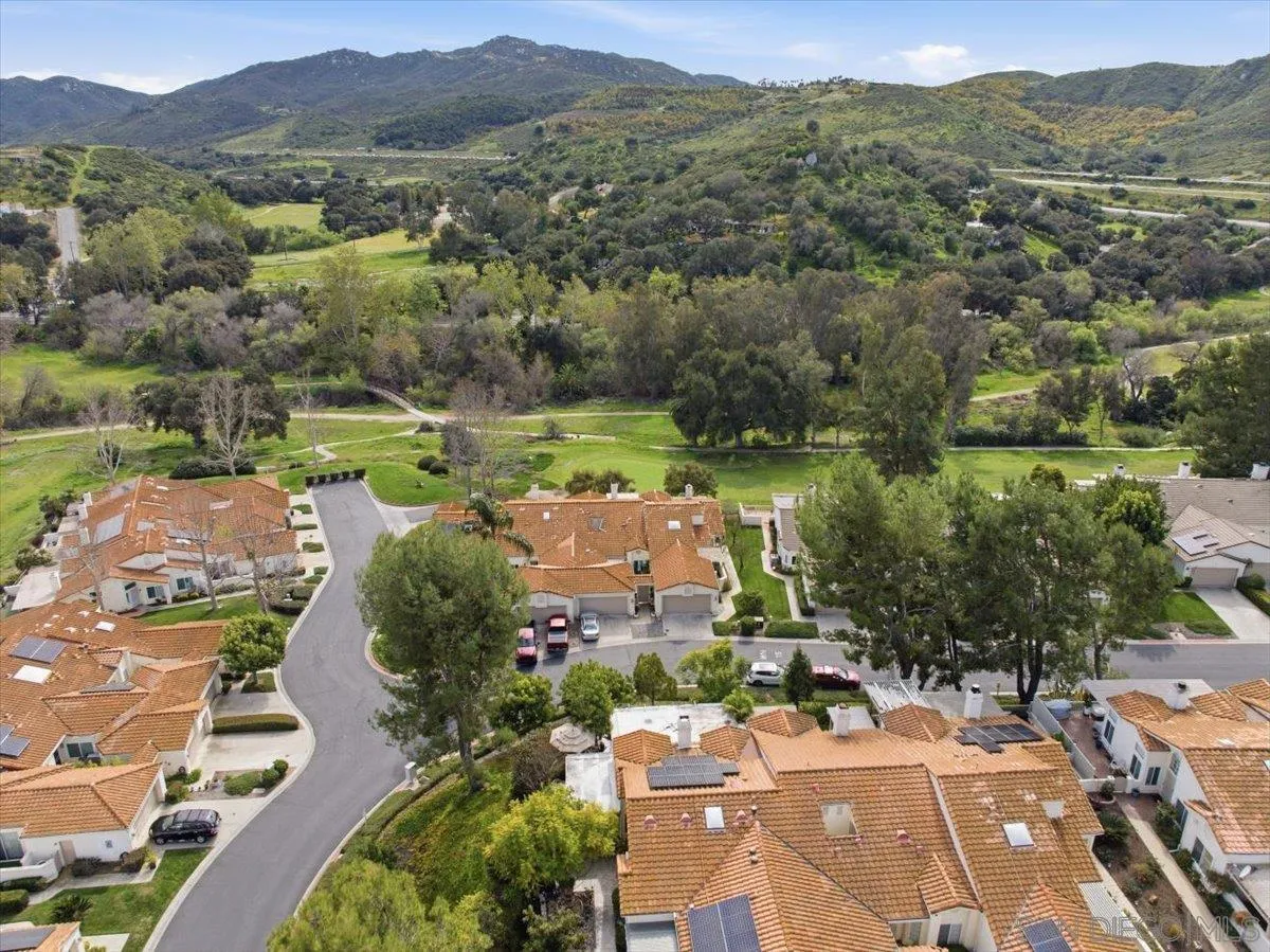 29585 Circle R Greens Drive Escondido, CA 92026 - Photo 31 of 40 an aerial view of residential houses with outdoor space